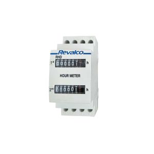 HOROMETRO DOBLE ANALOGICO P/RIEL / 24VDC - REVALCO